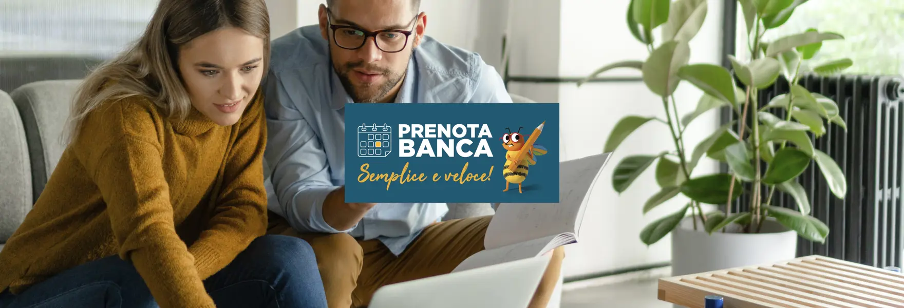 PrenotaBanca Ape Slider Home