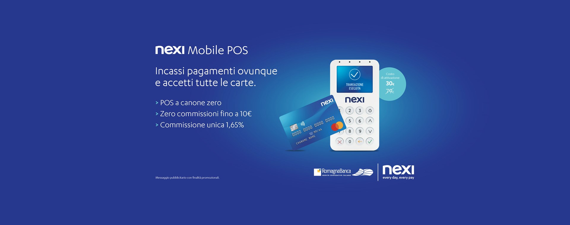Mobile POS Nexi: il pos a canone ZERO ! 